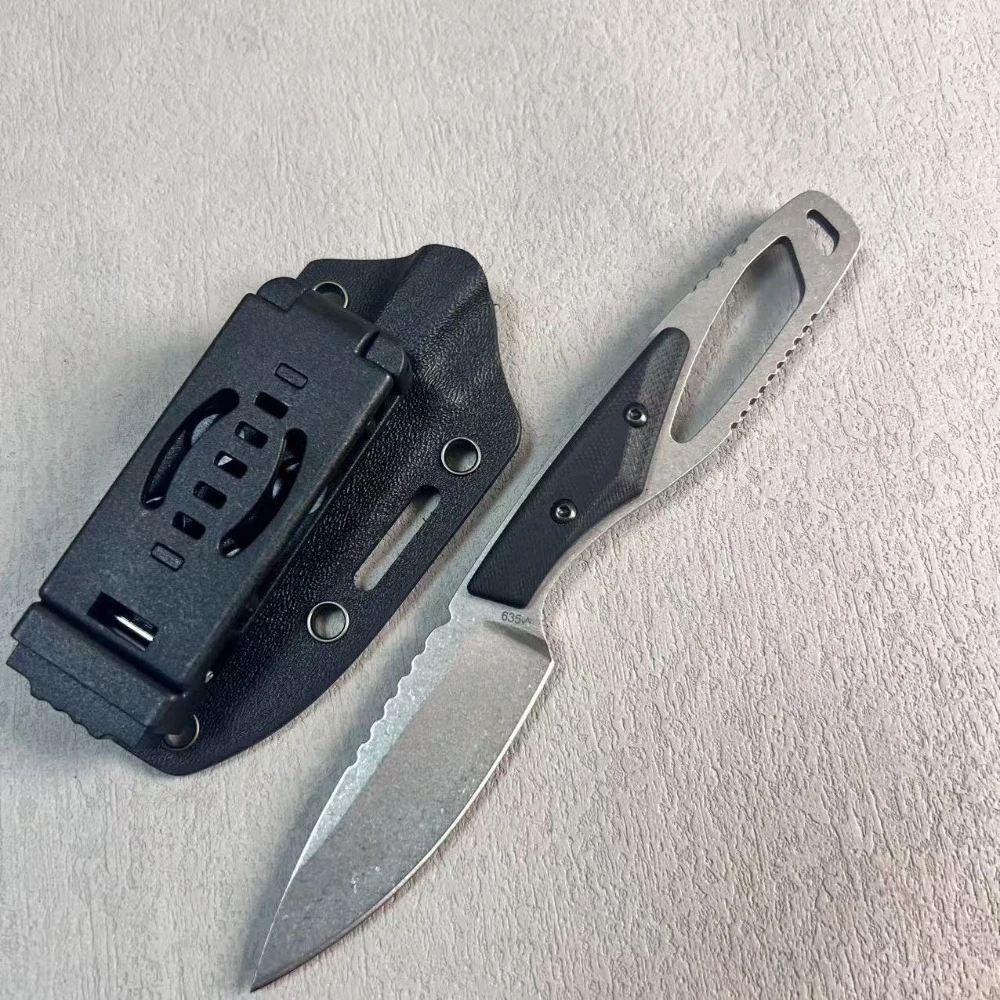New Style 635 Fixed Camping Knife 440C Blade G10 Handle Steak Knives Outdoor EDC Knives Hiking Peeling Tool Jungle Knives
New Style 635 Fixed Camping Knife 440C Blade G10 Handle Steak Knives Outdoor EDC Knives Hiking Peeling Tool Jungle Knives