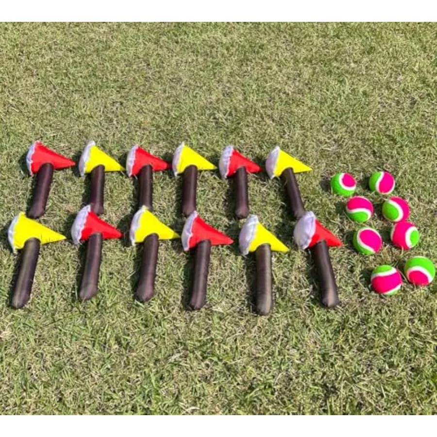 12pcs Fake Axe +8pcs Ball for Inflatable Axe Throwing Game
12pcs Fake Axe +8pcs Ball for Inflatable Axe Throwing Game