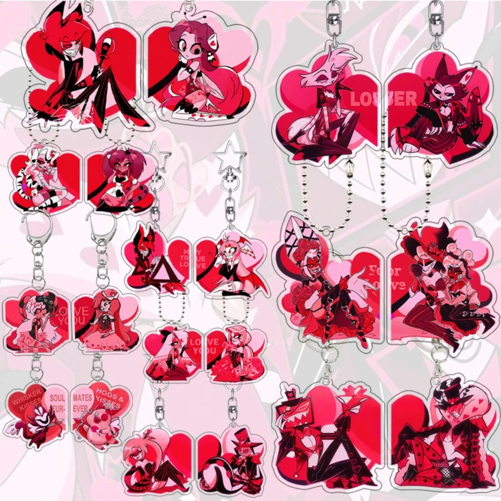 2pcs Anime Hazbin Hotel Acrylic Keychain Couple Party Jewelry Accessories Pendant Decoration Backpack Accessory Key Ring Gifts
2pcs Anime Hazbin Hotel Acrylic Keychain Couple Party Jewelry Accessories Pendant Decoration Backpack Accessory Key Ring Gifts