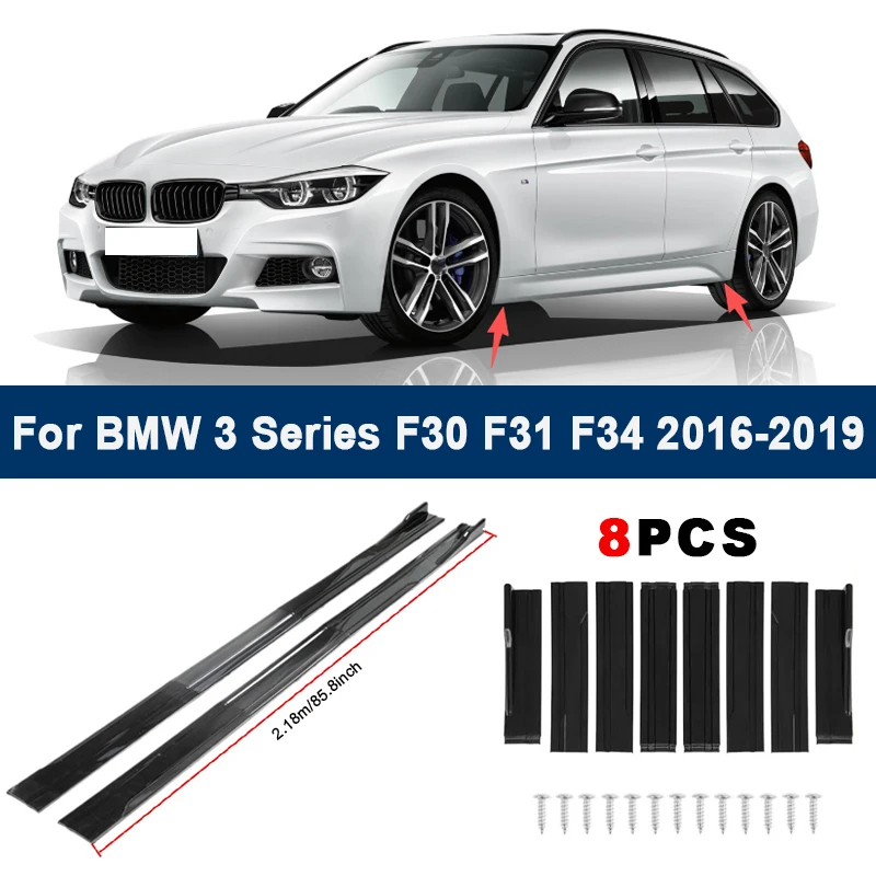 2.18m Sectional Side Skirt Extension Lips For BMW 3 Series F30 F31 F34 2016-2019 - Racing Side Spoiler Car Modified Body Kit
2.18m Sectional Side Skirt Extension Lips For BMW 3 Series F30 F31 F34 2016-2019 - Racing Side Spoiler Car Modified Body Kit