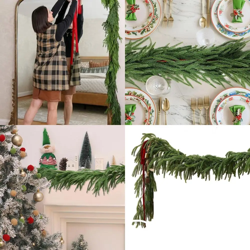 Рождественская гирлянда из искусственного кедра, 9 футов x 2, для каминной каминки, лестницы, дверной рамы, декор для зимнего праздника
Рождественская гирлянда из искусственного кедра, 9 футов x 2, для каминной каминки, лестницы, дверной рамы, декор для зимнего праздника