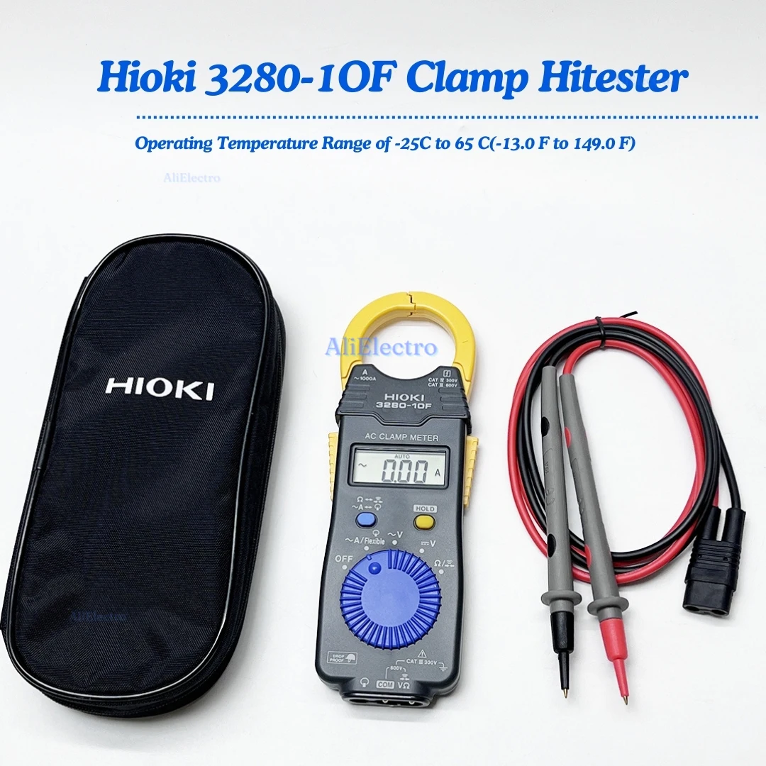 Hioki 3280-10F 1000A AC Digital Clamp Meter with Broad Operating Temperature Range of -25C to 65 C(-13.0 F to 149.0 F)
Hioki 3280-10F 1000A AC Digital Clamp Meter with Broad Operating Temperature Range of -25C to 65 C(-13.0 F to 149.0 F)