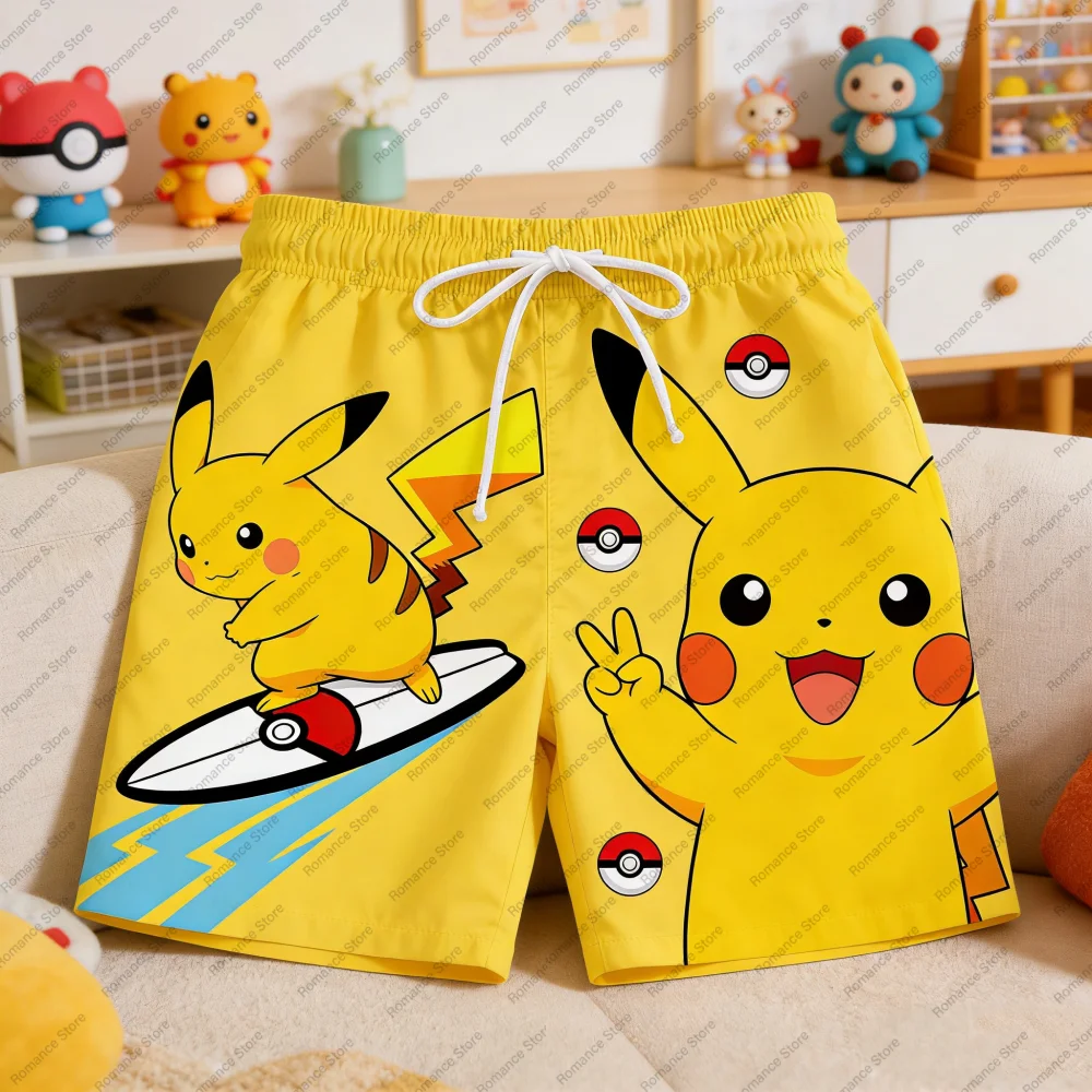 Pokemon Print Beach Shorts for Women's Shorts Men's Shorts Pikachu Gengar Eevee Quick Dry Surfing Shorts Summer Holiday Shorts
Pokemon Print Beach Shorts for Women's Shorts Men's Shorts Pikachu Gengar Eevee Quick Dry Surfing Shorts Summer Holiday Shorts