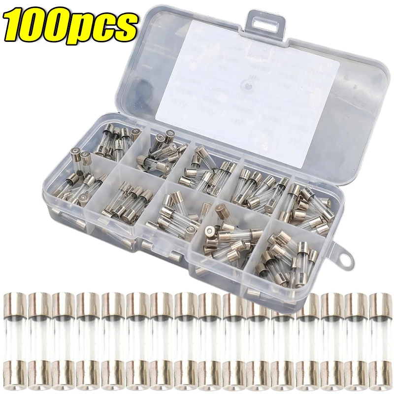 0.2A-20A Automotive Glass Tube Fuse Set Transparent Glass Fuse for Car Truck Power Repair Fast Acting Overload Protection Fuse
0.2A-20A Automotive Glass Tube Fuse Set Transparent Glass Fuse for Car Truck Power Repair Fast Acting Overload Protection Fuse