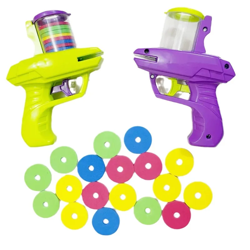 Kids Flying Discs Launcher Toys EVA Soft Bullet Toy Gun Mini Carrot Flying Saucer Shooting Gun Children Outdoor Games Sport Toy
Kids Flying Discs Launcher Toys EVA Soft Bullet Toy Gun Mini Carrot Flying Saucer Shooting Gun Children Outdoor Games Sport Toy