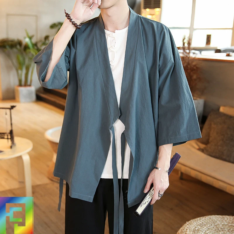2026 Summer Mens Chinese Style Shirt Ethnic Linen Loose Fit Short Sleeve Retro Hanfu Jacket Taoist Robe Tang Suit Outerwear
2026 Summer Mens Chinese Style Shirt Ethnic Linen Loose Fit Short Sleeve Retro Hanfu Jacket Taoist Robe Tang Suit Outerwear