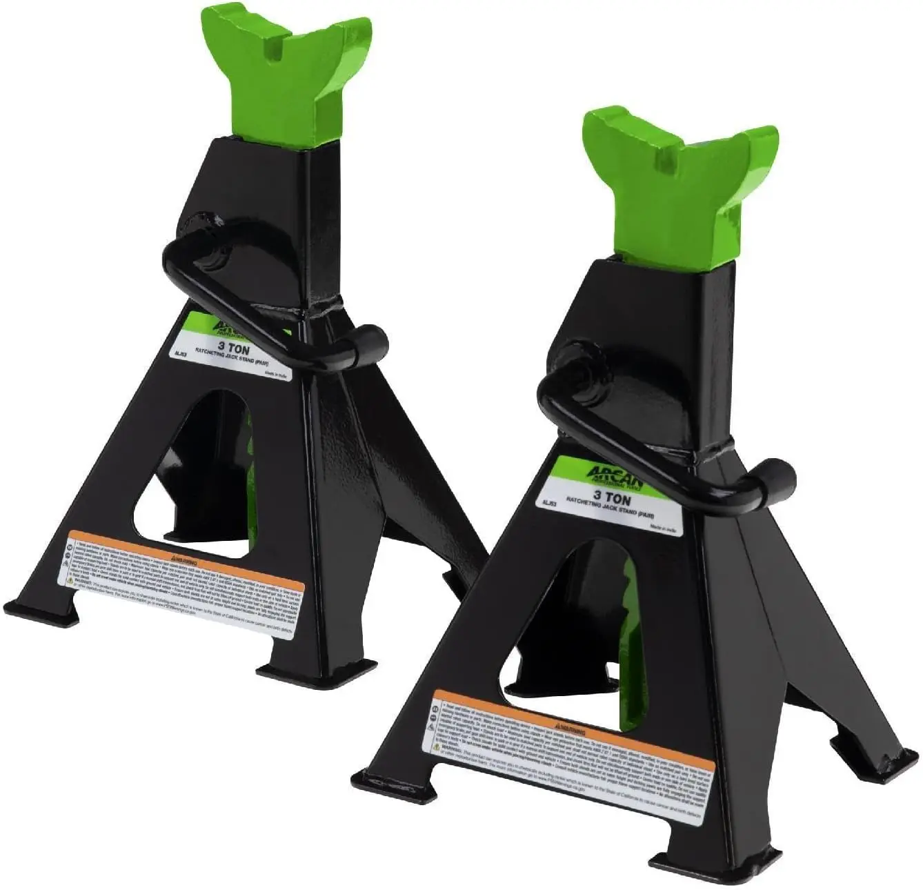 3-Ton Ratcheting Jack Stands Pair, Heavy-Duty Vehicle Support for Safe Lifting
3-Ton Ratcheting Jack Stands Pair, Heavy-Duty Vehicle Support for Safe Lifting