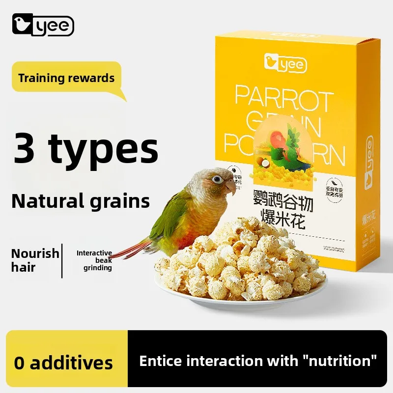Yee Fun Popcorn Bird Treats&Foraging Toys-Crunchy Grain Snacks for Training&Beak Exercise,Cockatiels,Budgies,Lovebirds,Conures
Yee Fun Popcorn Bird Treats&Foraging Toys-Crunchy Grain Snacks for Training&Beak Exercise,Cockatiels,Budgies,Lovebirds,Conures