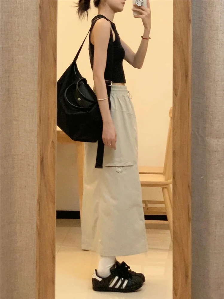 American Retro Workwear Design High Waist A-Line Skirt Women's plus Size Slimming Elastic Mid-Length f Skirt
American Retro Workwear Design High Waist A-Line Skirt Women's plus Size Slimming Elastic Mid-Length f Skirt