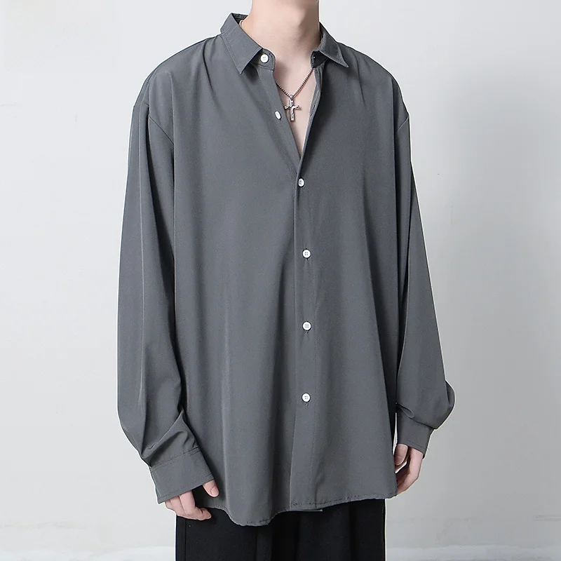 Long Sleeve Ice Silk Shirt Men's Loose Casual Standard Fit Anti UV Spring Fashion Couple's Shirt Drapey Comfortable Polyester...
Long Sleeve Ice Silk Shirt Men's Loose Casual Standard Fit Anti UV Spring Fashion Couple's Shirt Drapey Comfortable Polyester...