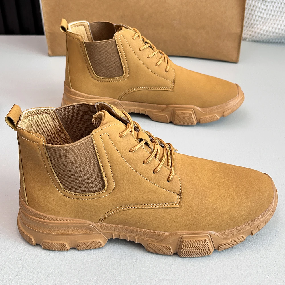 Women Chelsea Boots Brand Shoes Retro Comfortable Fashionable Lightweight Hiking High Top Sports Boots Trainer Hiking Shoes Men
Women Chelsea Boots Brand Shoes Retro Comfortable Fashionable Lightweight Hiking High Top Sports Boots Trainer Hiking Shoes Men