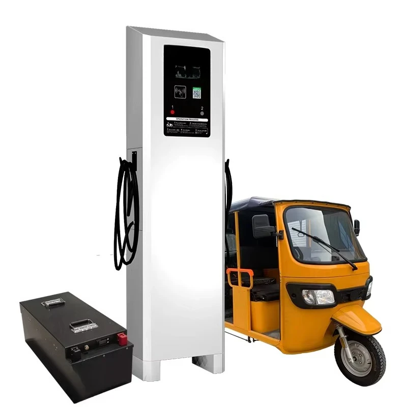 Tuk Tuk/Electric Motorcycle/Electric Tricycle Smart Station Charger Equipment2-way Fast Pile
Tuk Tuk/Electric Motorcycle/Electric Tricycle Smart Station Charger Equipment2-way Fast Pile