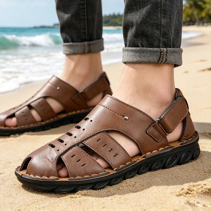 Anti-Slip Wear-Resistant Men's Adjustable Buckle Slip-On Sandals Comfortable Soft Bottom Casual Slipper Shoes-D40
Anti-Slip Wear-Resistant Men's Adjustable Buckle Slip-On Sandals Comfortable Soft Bottom Casual Slipper Shoes-D40