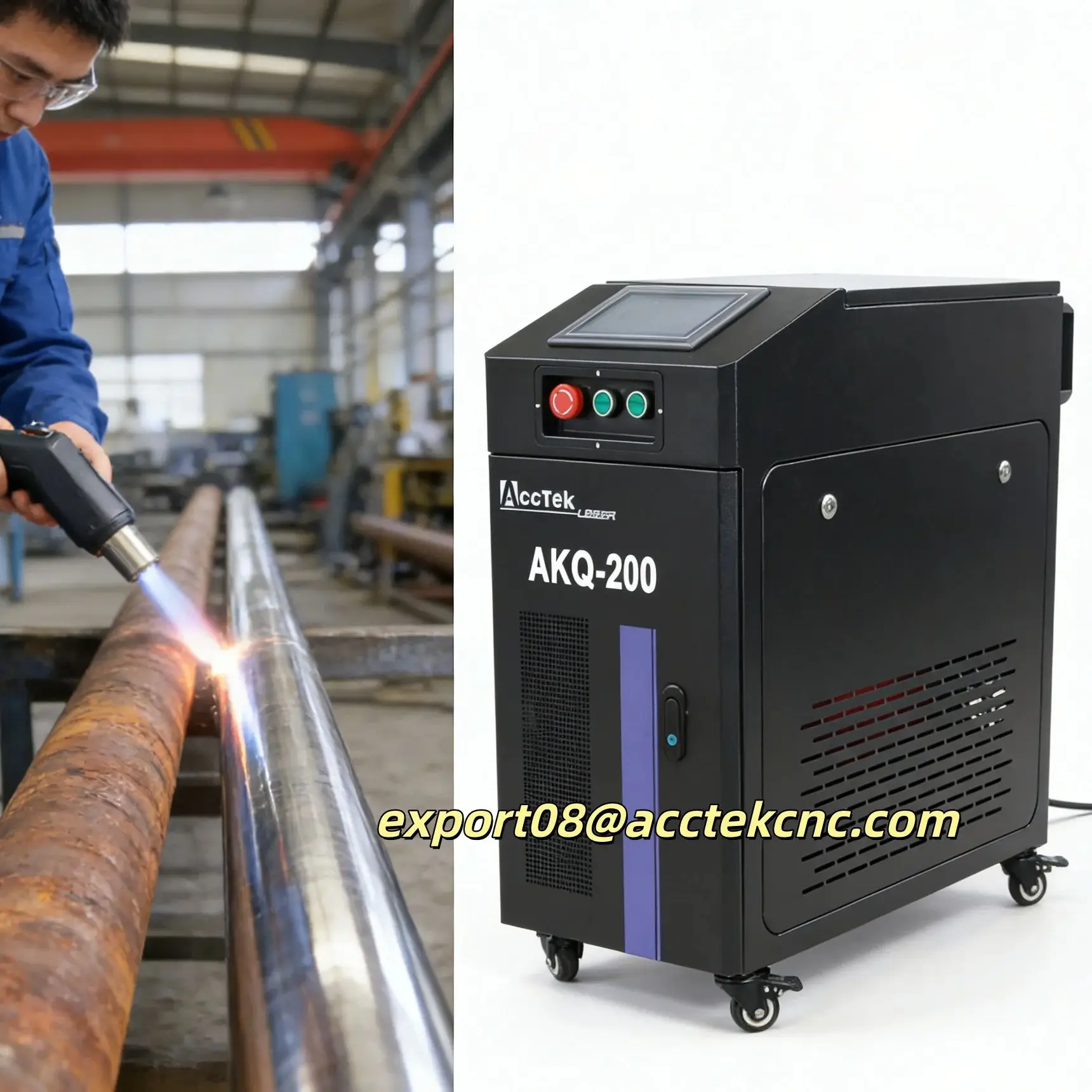 2026 Pulsed Laser Cleaner Rust Removal Machine 200W 300W Laser Cleaning Machine Pulsed Laser Cleaner 2000w for Rust Remove
2026 Pulsed Laser Cleaner Rust Removal Machine 200W 300W Laser Cleaning Machine Pulsed Laser Cleaner 2000w for Rust Remove