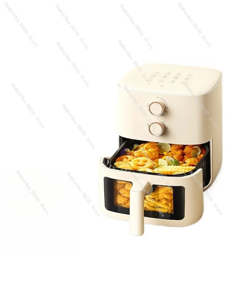 Visible Electric Fryer Oven 2-in-1 Small Household Air Fryer No Flip Required Window Design Government Subsidy Style Smart
Visible Electric Fryer Oven 2-in-1 Small Household Air Fryer No Flip Required Window Design Government Subsidy Style Smart