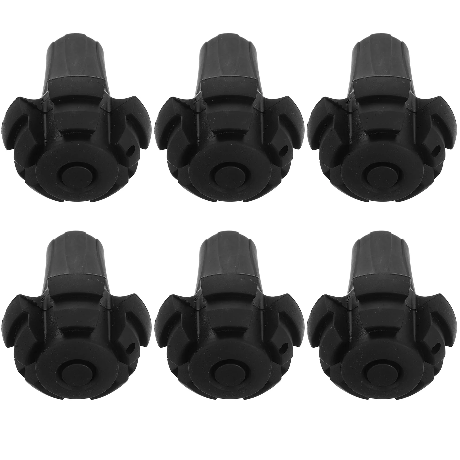 6pcs Shock Absorption Walking Pole Tips Replacement Non-Slip Cane Tips Heavy Duty Trekking Hiking Camping Supplies
6pcs Shock Absorption Walking Pole Tips Replacement Non-Slip Cane Tips Heavy Duty Trekking Hiking Camping Supplies