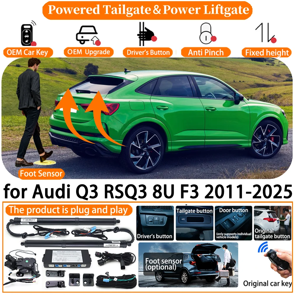 Smart Powered Tailgate System Automatic Electric Tail Gate Lifting kit Control Lifting Trunk for Audi Q3 RSQ3 8U F3 2011-2025
Smart Powered Tailgate System Automatic Electric Tail Gate Lifting kit Control Lifting Trunk for Audi Q3 RSQ3 8U F3 2011-2025