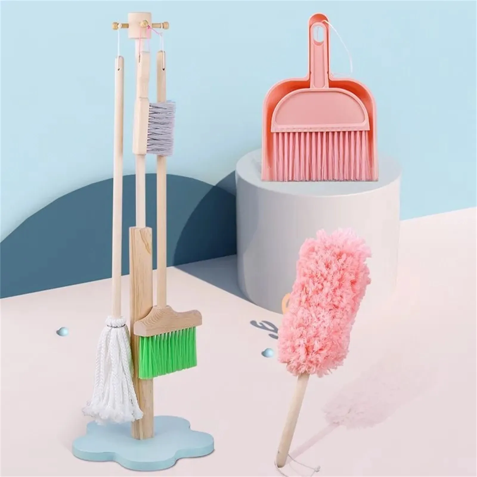 7Pcs Children's Wooden Cleaning Toy Set Wood Sweeping Set Motivation and Educational Toys For Children's Day Gifts
7Pcs Children's Wooden Cleaning Toy Set Wood Sweeping Set Motivation and Educational Toys For Children's Day Gifts