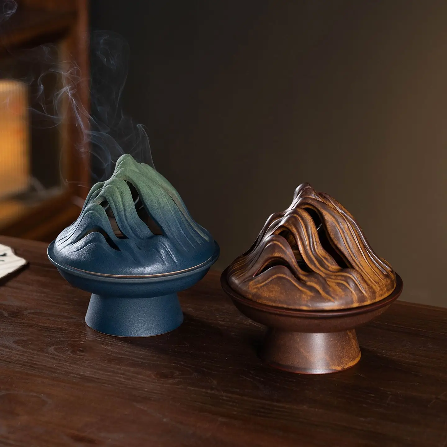 Green River Landscape Incense Burner Tray Holder for Home Indoor Use, Agarwood Incense Burner
Green River Landscape Incense Burner Tray Holder for Home Indoor Use, Agarwood Incense Burner