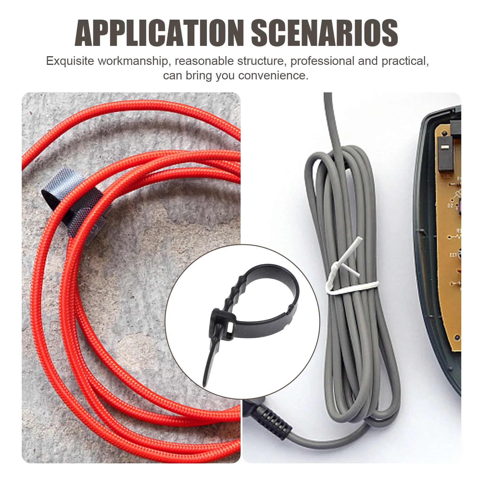 40Pcs Durable Silicone Wire Fixing Clips Cable Wrapper Organizer Practical Anti-Winding Cord Holder Data Cable Organizers
40Pcs Durable Silicone Wire Fixing Clips Cable Wrapper Organizer Practical Anti-Winding Cord Holder Data Cable Organizers