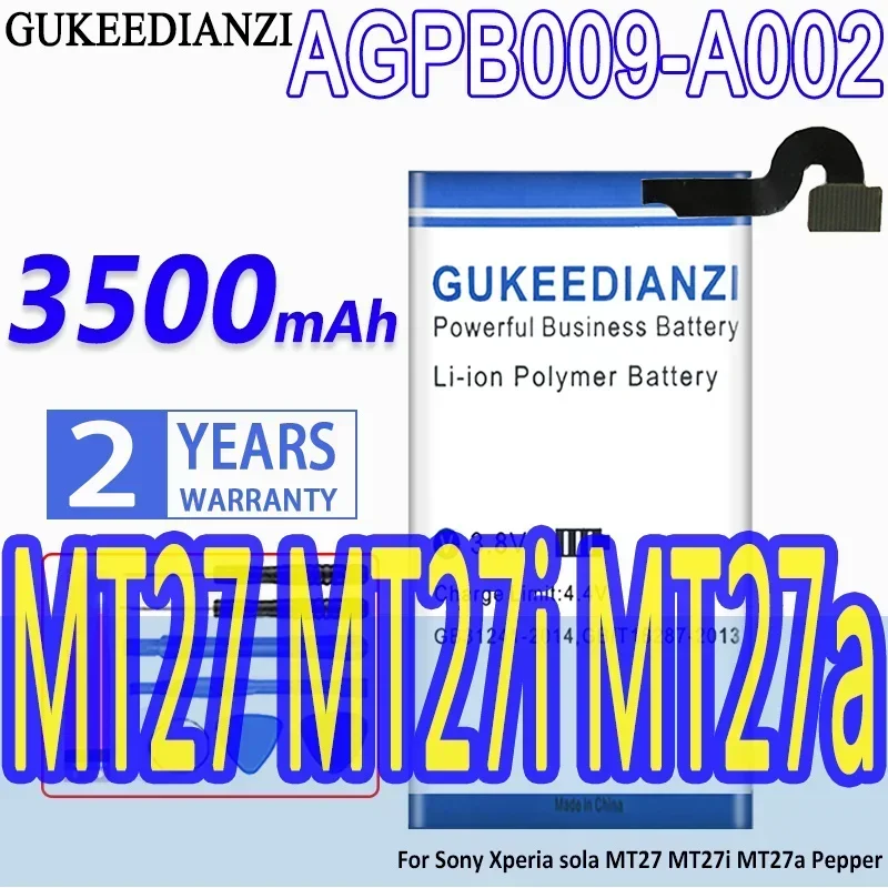 AGPB009-A002 3500 мАч для Sony Xperia sola MT27 MT27i MT27a Pepper аккумулятор для мобильного телефона высокой емкости
AGPB009-A002 3500 мАч для Sony Xperia sola MT27 MT27i MT27a Pepper аккумулятор для мобильного телефона высокой емкости