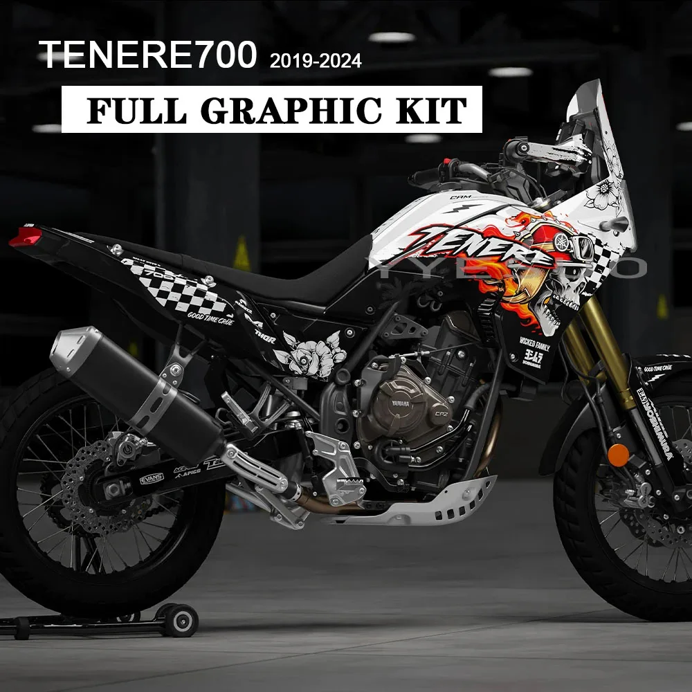 For Yamaha Tenere 700 Tenere700 T7 T700 Full Graphic Kit Tenere 700 Graphic Kit Motorcycle Stickers Kits
For Yamaha Tenere 700 Tenere700 T7 T700 Full Graphic Kit Tenere 700 Graphic Kit Motorcycle Stickers Kits