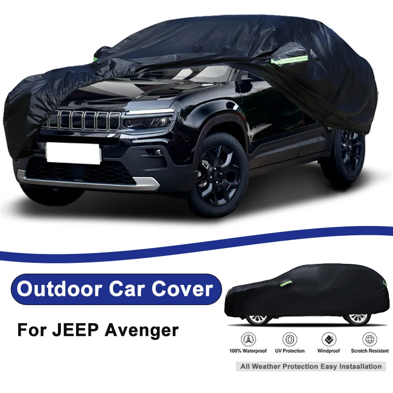 Outdoor Full Car Cover For JEEP Avenger with Reflective Strips Waterproof Snowproof Dustproof UV Protection Auto Accessories
Outdoor Full Car Cover For JEEP Avenger with Reflective Strips Waterproof Snowproof Dustproof UV Protection Auto Accessories