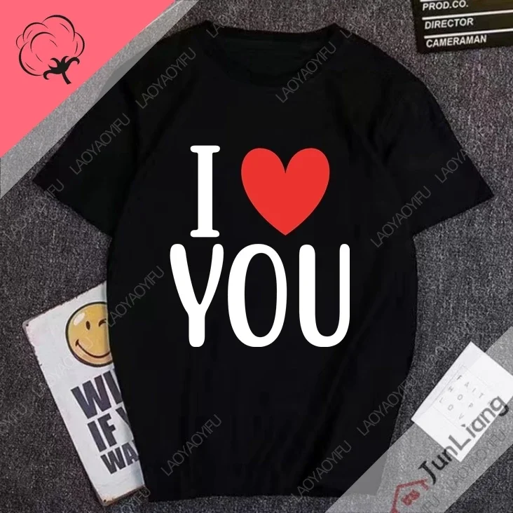 Футболка для влюбленных для мужчин, одежда Sweet Love, женская футболка из 100% хлопка, мужские футболки, уличная одежда Y2k, мужская одежда с графикой
Футболка для влюбленных для мужчин, одежда Sweet Love, женская футболка из 100% хлопка, мужские футболки, уличная одежда Y2k, мужская одежда с графикой