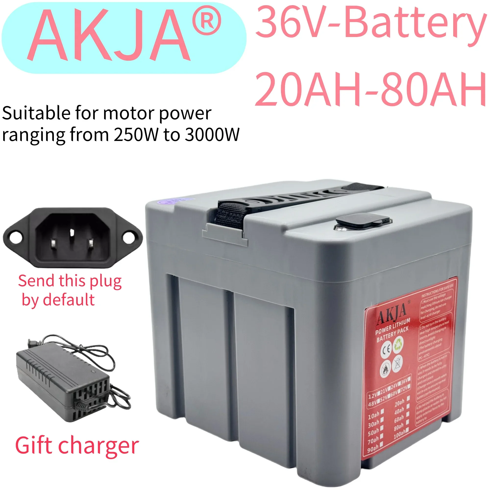 Air fast transportation,36V80AH,Full capacity,Send within 24 hours,New 18650 lithium battery,Suitable for motors under 3000W
Air fast transportation,36V80AH,Full capacity,Send within 24 hours,New 18650 lithium battery,Suitable for motors under 3000W