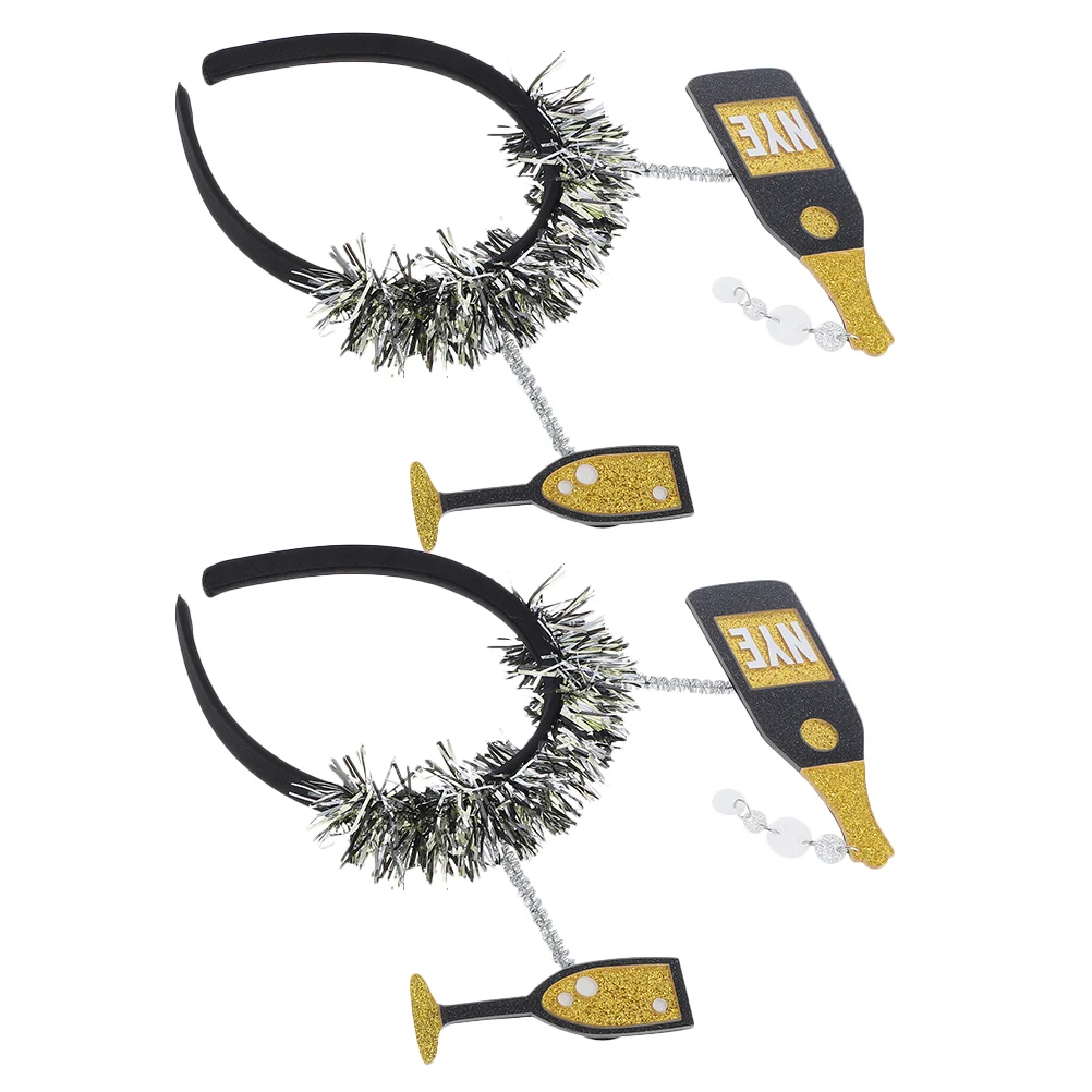 2 Pcs Bottle Headband New Years Eve Party Supplies Photo Booth Prop Decorate Headwear
2 Pcs Bottle Headband New Years Eve Party Supplies Photo Booth Prop Decorate Headwear
