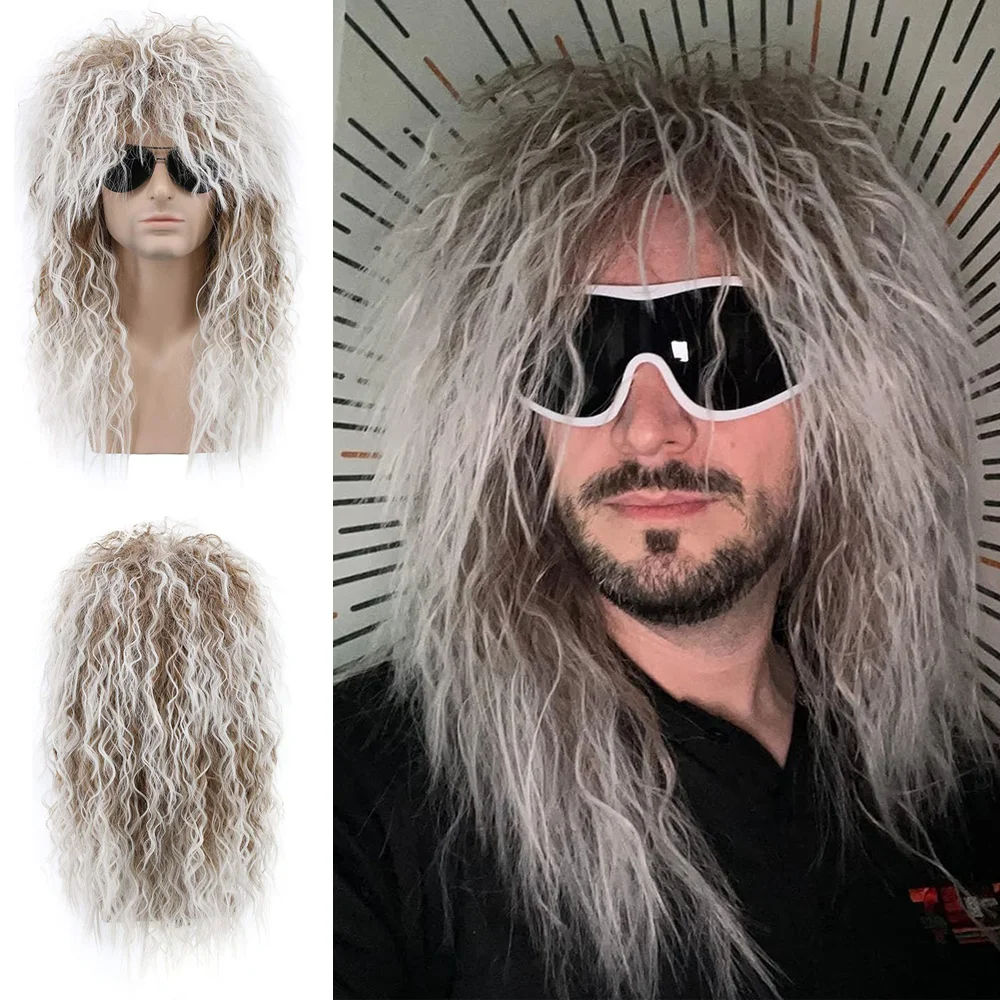 Punk Synthetic Curly Hair From The 70s And 80s, Suitable For Both Men And Women, Daily Party, Rock Disco, Natural And Fluffy Wig
Punk Synthetic Curly Hair From The 70s And 80s, Suitable For Both Men And Women, Daily Party, Rock Disco, Natural And Fluffy Wig
