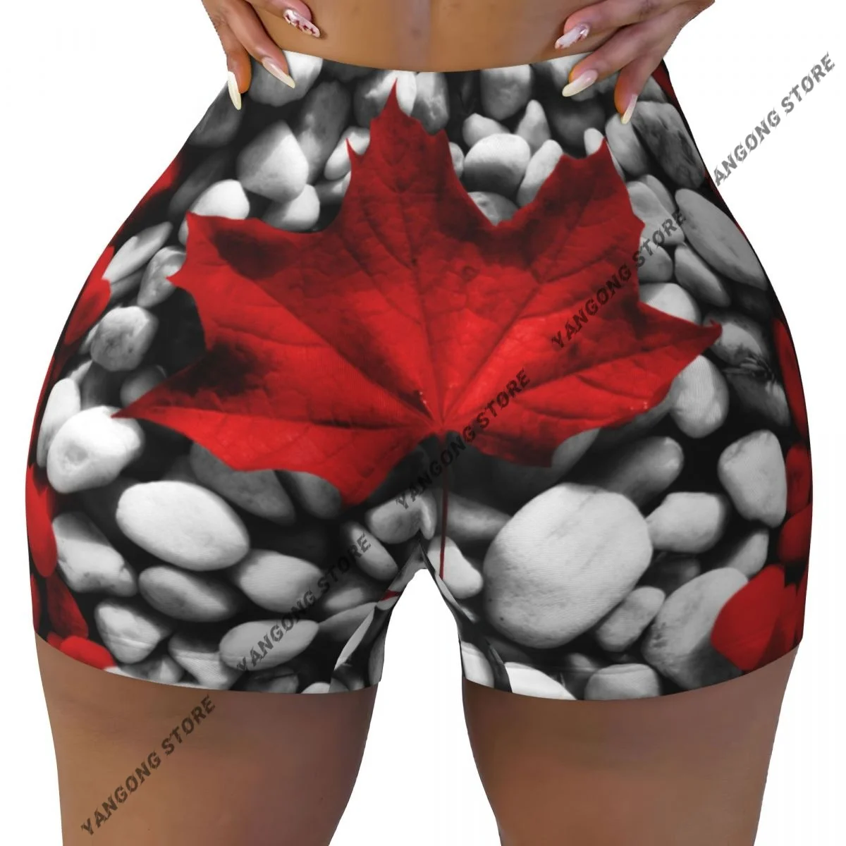 Сексуальные узкие спортивные шорты на бедрах, удобные женские шорты для фитнеса в стиле Канады с флагом камня
Сексуальные узкие спортивные шорты на бедрах, удобные женские шорты для фитнеса в стиле Канады с флагом камня