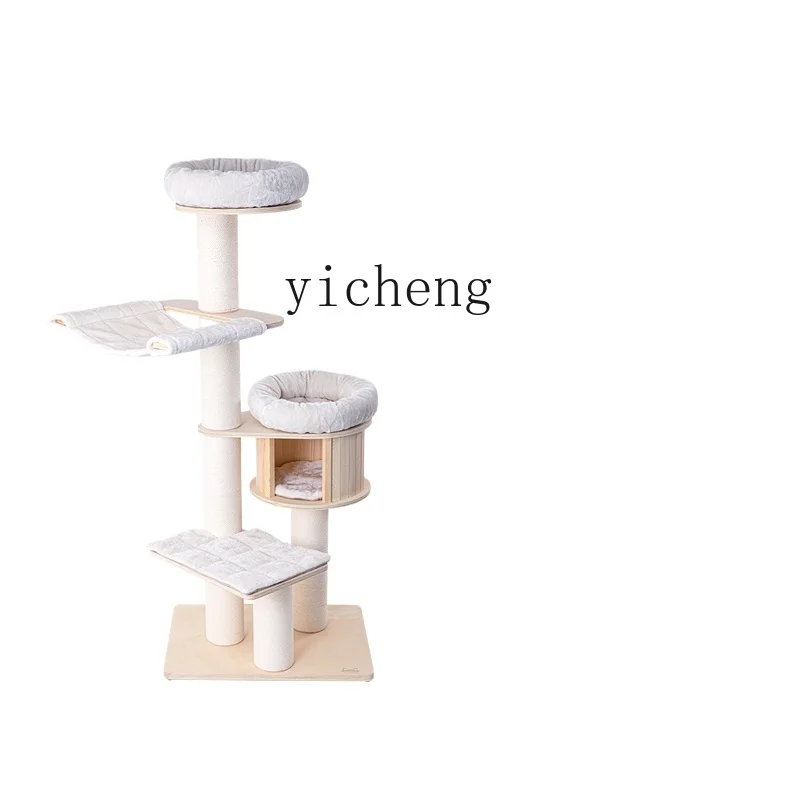 Tqh Climbing Frame Cat Tree Integrated Multi-Layer Solid Wood Birch Large Cat Climber Wooden
Tqh Climbing Frame Cat Tree Integrated Multi-Layer Solid Wood Birch Large Cat Climber Wooden