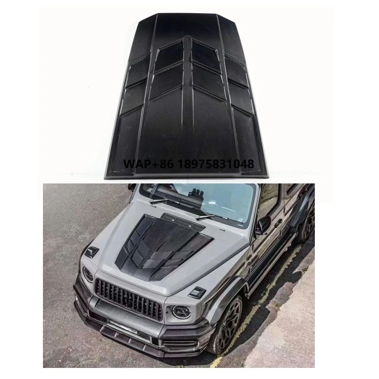 Factory Sales 2019-2025 G Class Carbon Fiber Material Front Hood Front Bonnet Hood Fit for W464 G63 G500 G350
Factory Sales 2019-2025 G Class Carbon Fiber Material Front Hood Front Bonnet Hood Fit for W464 G63 G500 G350
