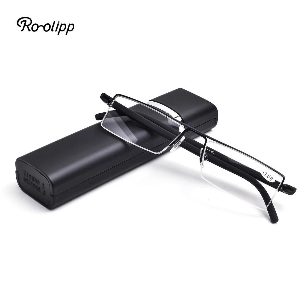 Business Semi-Rimless Metal Presbyopic Glasses for Men Women TR90 Temples High-Definition for Seniors
Business Semi-Rimless Metal Presbyopic Glasses for Men Women TR90 Temples High-Definition for Seniors