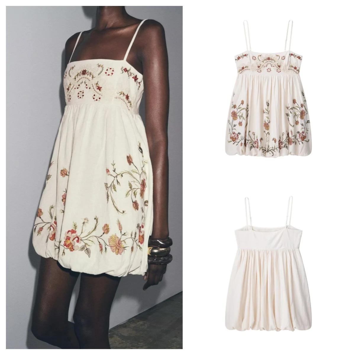 European and American style 2025 new embroidery holiday style short suspender dress
European and American style 2025 new embroidery holiday style short suspender dress