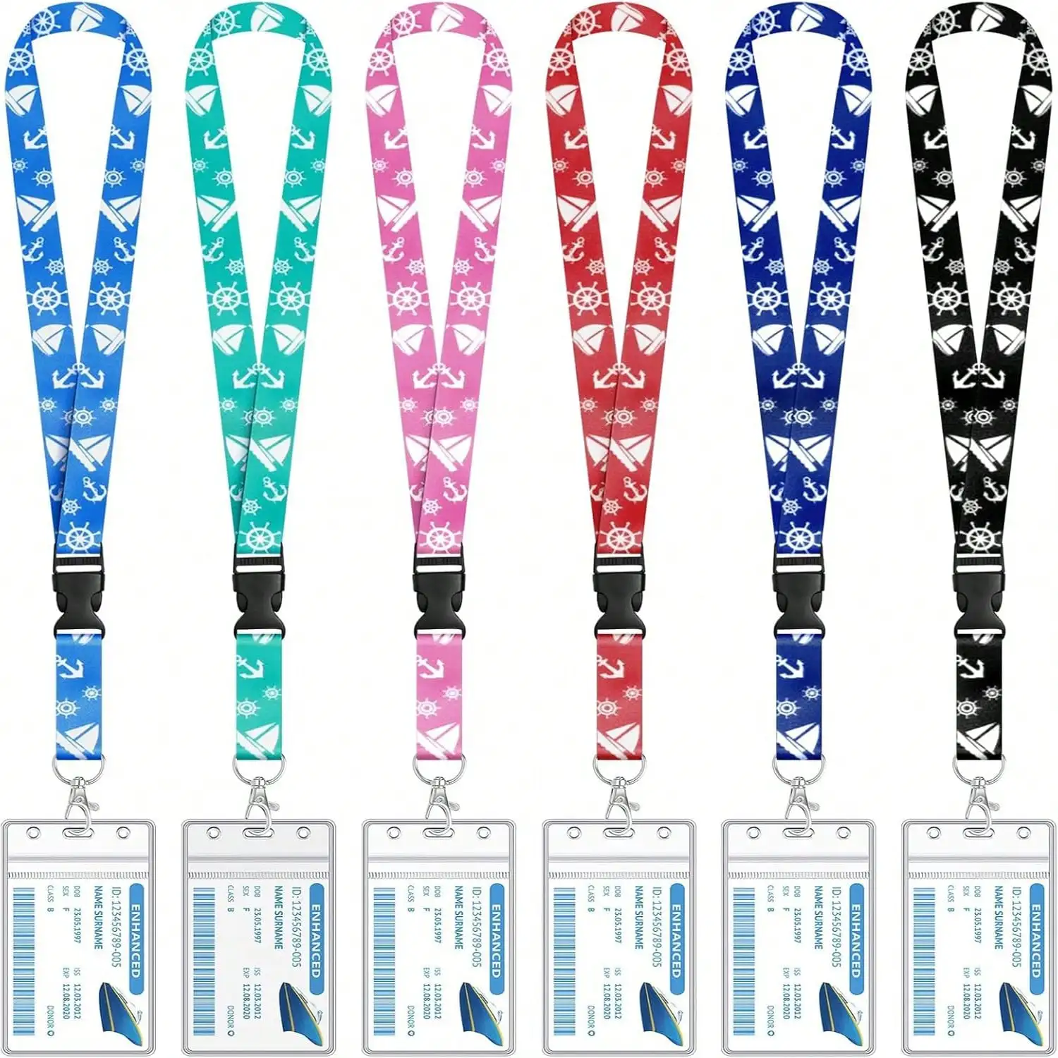 Cruise Lanyards with ID Badge Holder – 6 Pack Detachable, 2026 Cruise Essentials
Cruise Lanyards with ID Badge Holder – 6 Pack Detachable, 2026 Cruise Essentials