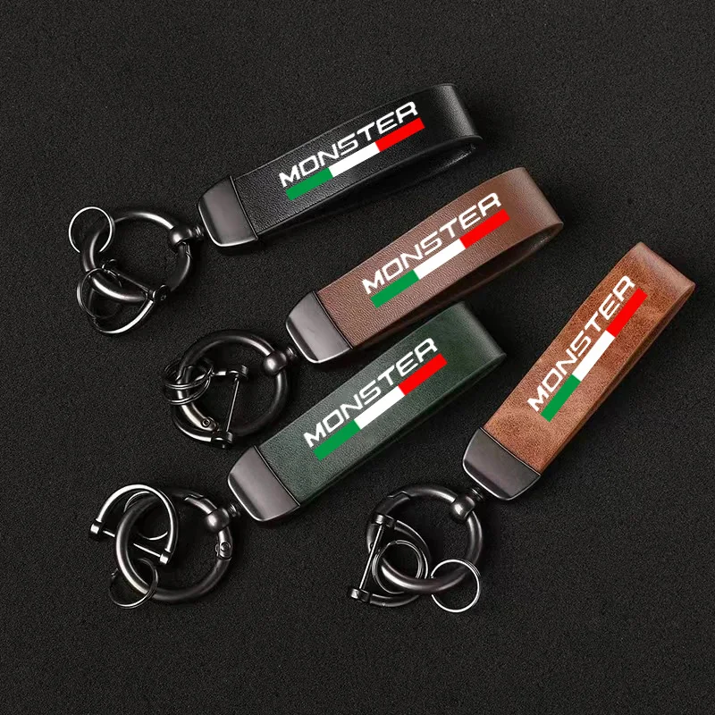 Luxury Genuine Leather Keychain Car Key Ring Holder Jewelry Custom Gift for Ducati Monster 950 ST2 797 821 400 600 Accessories
Luxury Genuine Leather Keychain Car Key Ring Holder Jewelry Custom Gift for Ducati Monster 950 ST2 797 821 400 600 Accessories