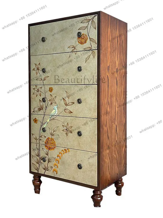 New Chinese living room solid wood storage decorative cabinet retro bedroom wall chest cabinet
New Chinese living room solid wood storage decorative cabinet retro bedroom wall chest cabinet
