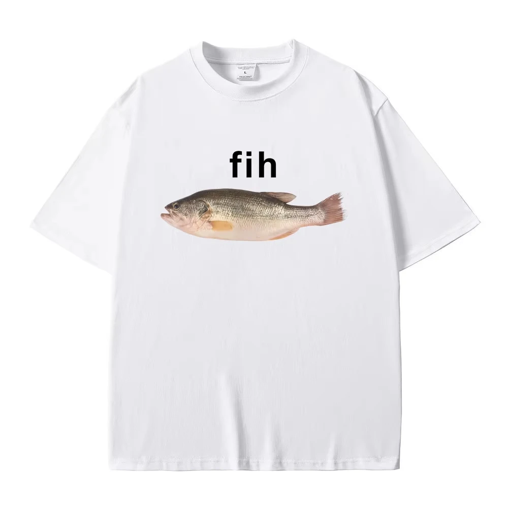 Summer Fih Fish Funny Vertebrata Lovers Meme T-shirts Men Women Casual Cotton Vintage Short Sleeve Tshirt Men's Loose T Shirt
Summer Fih Fish Funny Vertebrata Lovers Meme T-shirts Men Women Casual Cotton Vintage Short Sleeve Tshirt Men's Loose T Shirt