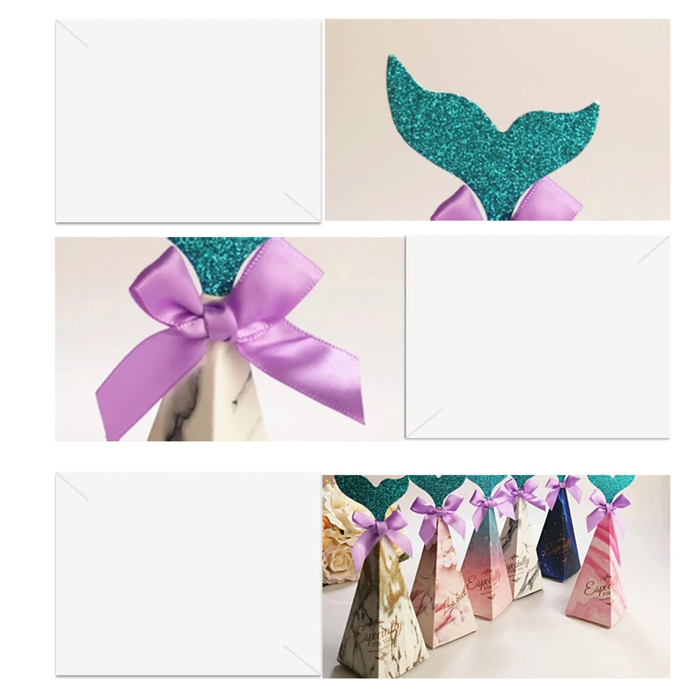 25 Pcs Pyramid Candy Boxes Pyramid Shape Mermaid Theme Wedding Party Favors Chocolate Boxes Gift Packaging Solutions
25 Pcs Pyramid Candy Boxes Pyramid Shape Mermaid Theme Wedding Party Favors Chocolate Boxes Gift Packaging Solutions