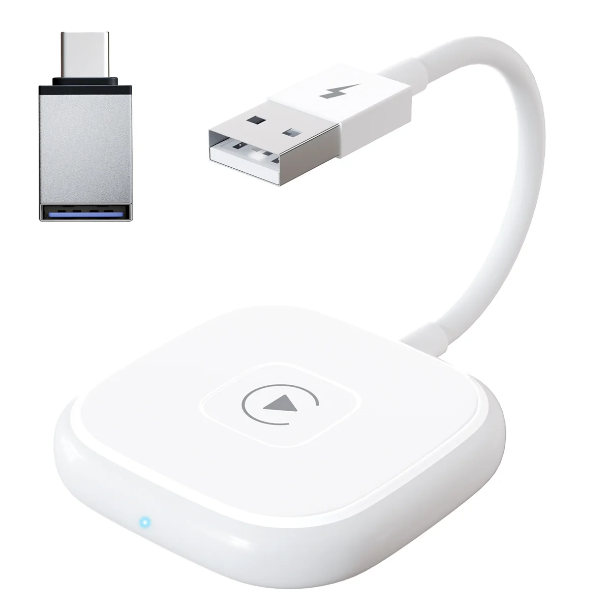 Carplay Wireless Adapter for Apple 5GHz WiFi Automatic Connection Bluetooth Carplay Adapter for OEM Car Model 2015+ A
Carplay Wireless Adapter for Apple 5GHz WiFi Automatic Connection Bluetooth Carplay Adapter for OEM Car Model 2015+ A