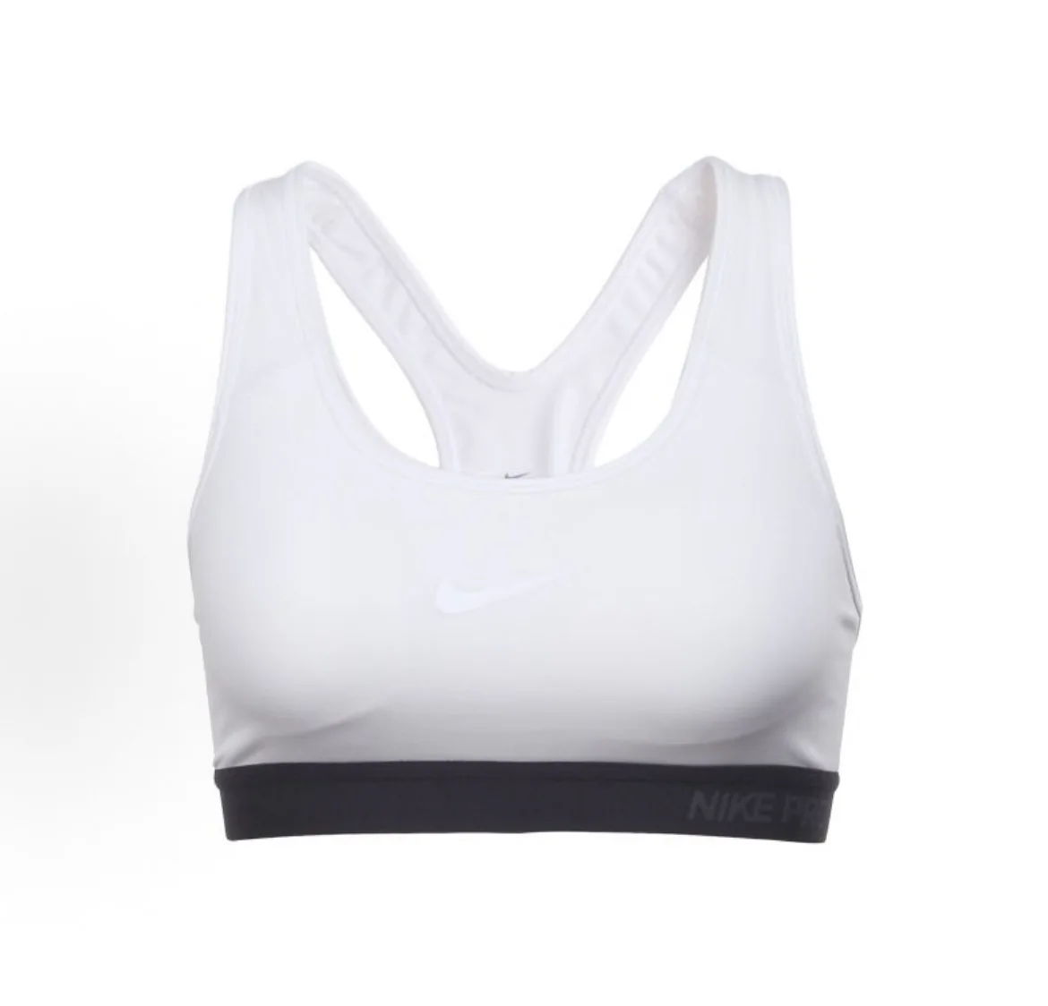 Nike Dri-FIT AS PRO CLASSIC PADDED Women's Sports Bra Fixed Straps, Comfortable, Versatile, Logo Print White 589423-100
Nike Dri-FIT AS PRO CLASSIC PADDED Women's Sports Bra Fixed Straps, Comfortable, Versatile, Logo Print White 589423-100