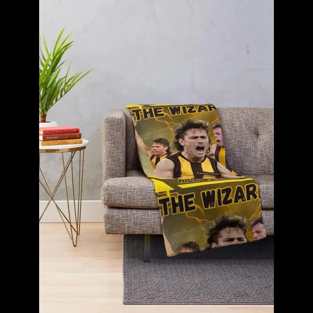 Nick Watson The Wizard Hawthorn Hawks AFL Football Throw Blanket Soft Cozy Fleece for Couch or Bed Perfect Gift for Fans
Nick Watson The Wizard Hawthorn Hawks AFL Football Throw Blanket Soft Cozy Fleece for Couch or Bed Perfect Gift for Fans