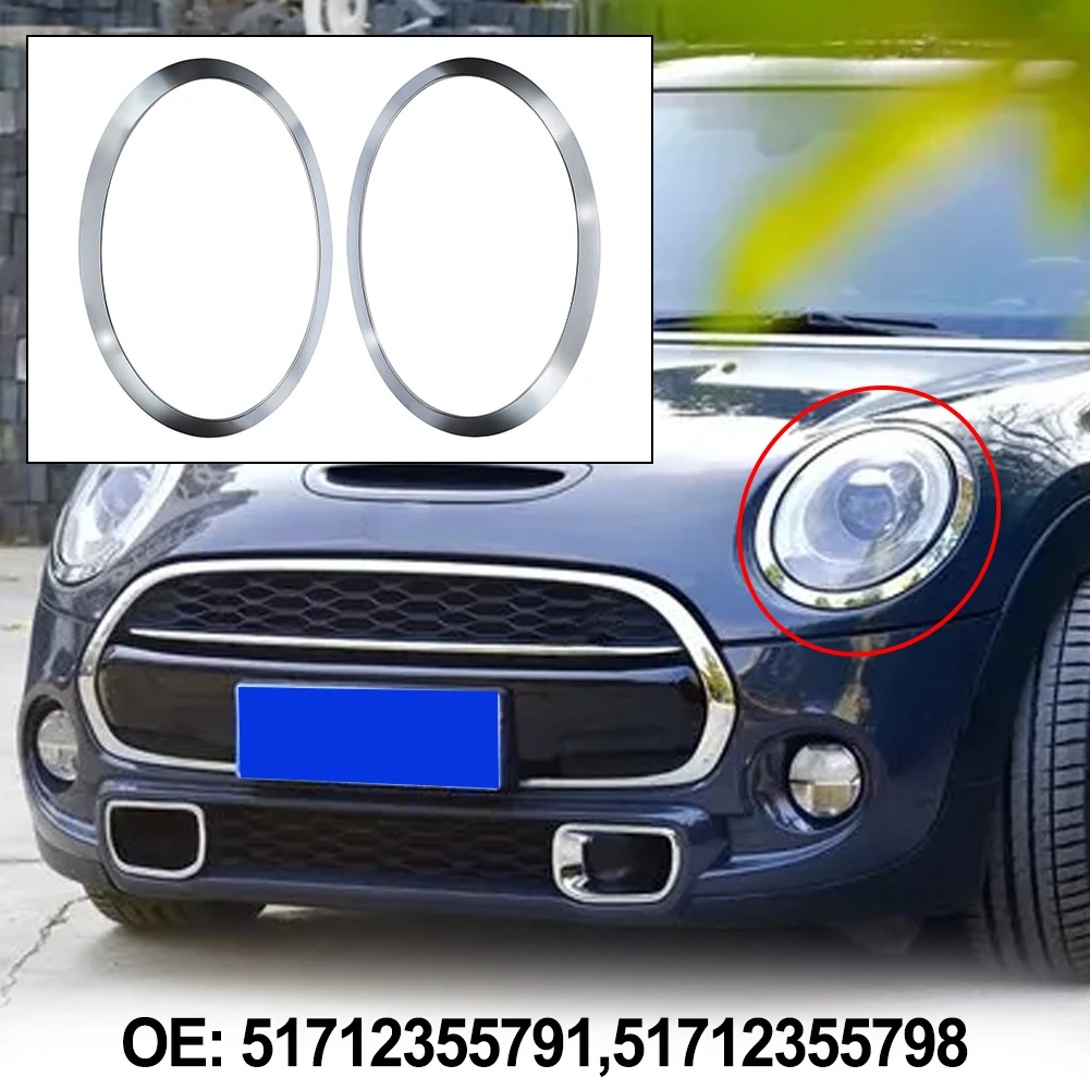 Хромированный серебристый 2 шт. для Mini For Cooper F55 F56 F57 2014-2021 Обрезанное кольцо для фар, объемный ободок, задняя зеркальная рамка
Хромированный серебристый 2 шт. для Mini For Cooper F55 F56 F57 2014-2021 Обрезанное кольцо для фар, объемный ободок, задняя зеркальная рамка
