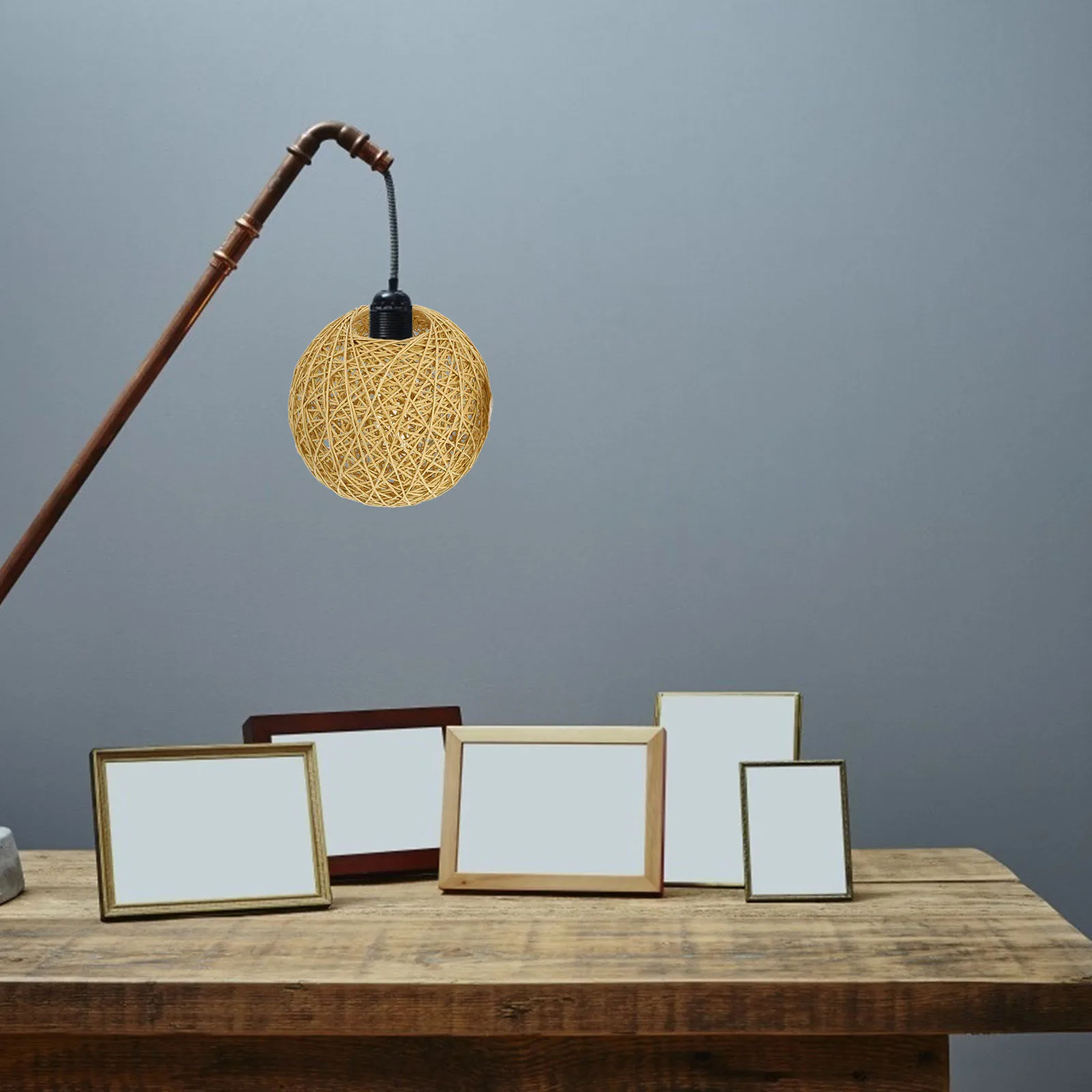2pcs Lampshade Style Weaving Craft Lamp Shade Decor Accessory Decor Accessory Small Table Light Cover Ceiling Warm Atmosphere
2pcs Lampshade Style Weaving Craft Lamp Shade Decor Accessory Decor Accessory Small Table Light Cover Ceiling Warm Atmosphere
