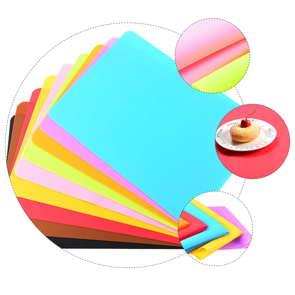 3Pcs Silicone Kids Table Mat Colorful Non-Skid Heat Insulation Baking Dining Placemat for Home Restaurant Party Table Supplies
3Pcs Silicone Kids Table Mat Colorful Non-Skid Heat Insulation Baking Dining Placemat for Home Restaurant Party Table Supplies