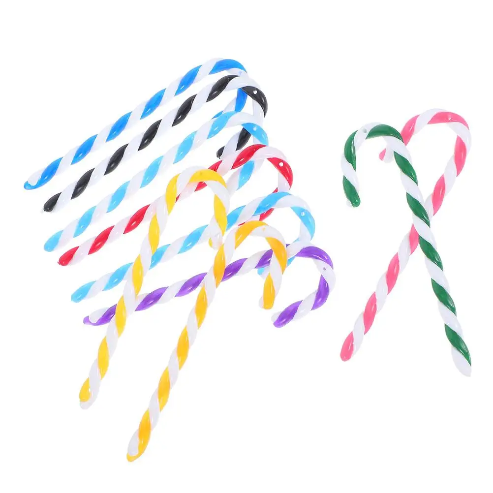 20 Pcs Crutch Decorative Pendant Mini Ornaments for Crafts Christmas Tree Hanging Candy Canes Durable Plastic Holiday Party
20 Pcs Crutch Decorative Pendant Mini Ornaments for Crafts Christmas Tree Hanging Candy Canes Durable Plastic Holiday Party
