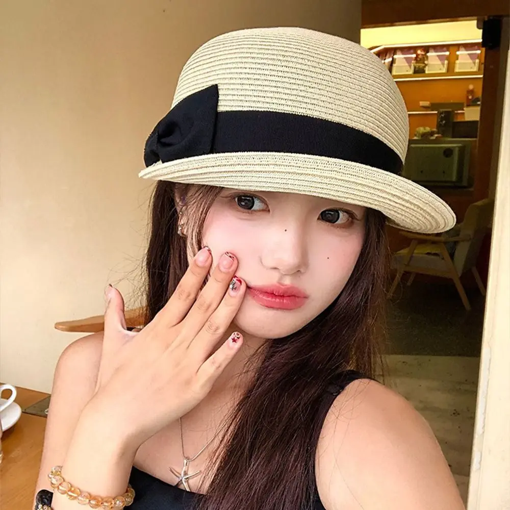 Trendy Elegant Woven Straw Cap French Sun Protection Bow Straw Cap Summer Casual Equestrian Hat Ladies/Girls
Trendy Elegant Woven Straw Cap French Sun Protection Bow Straw Cap Summer Casual Equestrian Hat Ladies/Girls