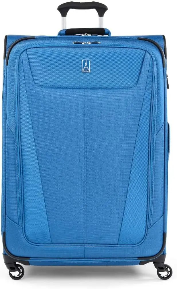 Softside Expandable Checked Luggage with 4 Spinner Wheels, Lightweight Suitcase, Men and Women, Azure Blue
Softside Expandable Checked Luggage with 4 Spinner Wheels, Lightweight Suitcase, Men and Women, Azure Blue